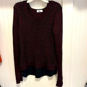 Calvin Klein maroon sweater XS